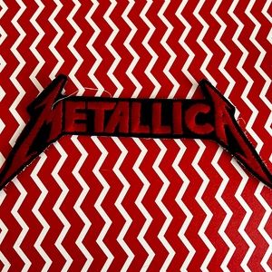 Metallica Fabric Patch 7x3.5 in